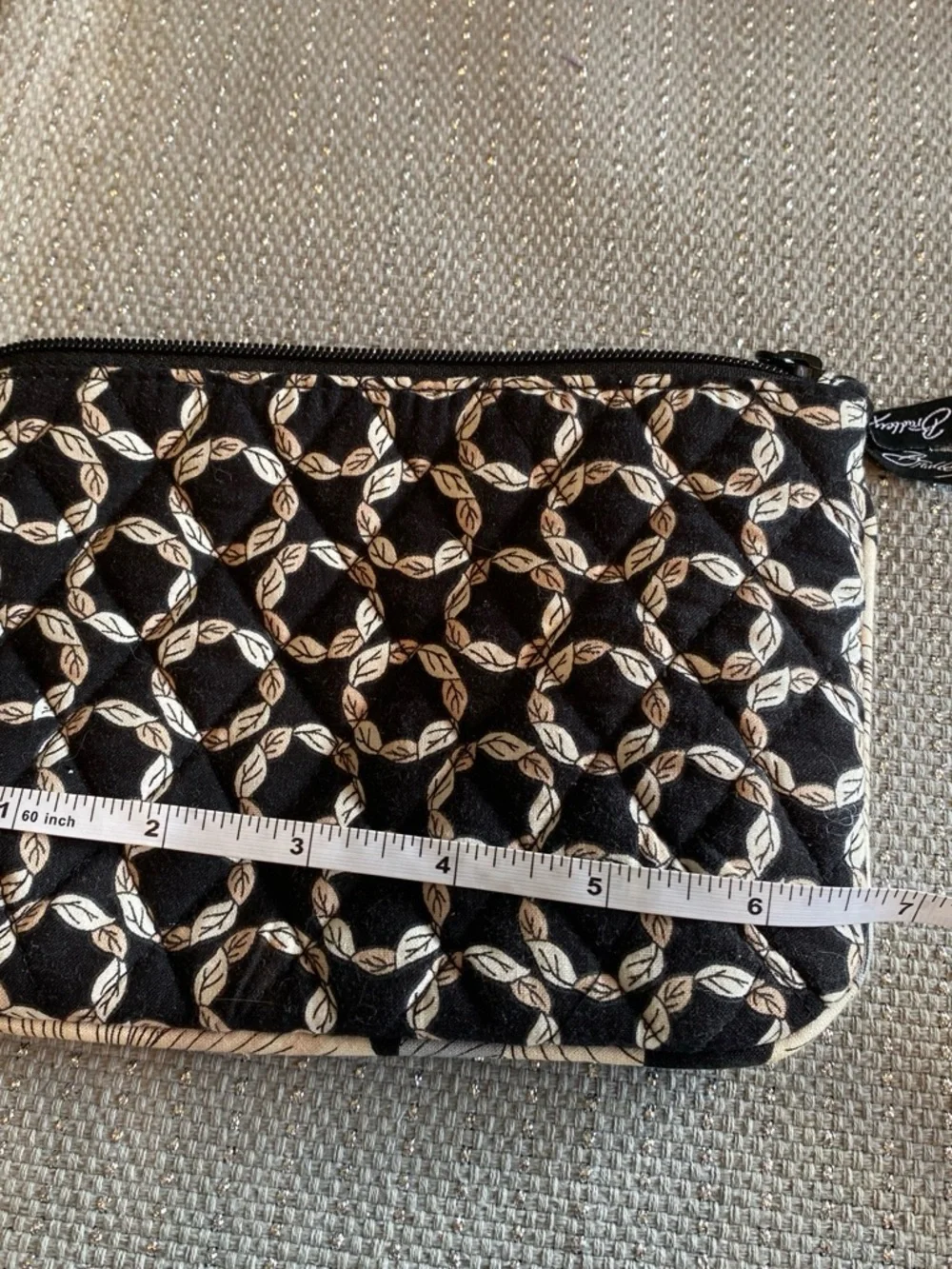 Vera Bradley quilted zip